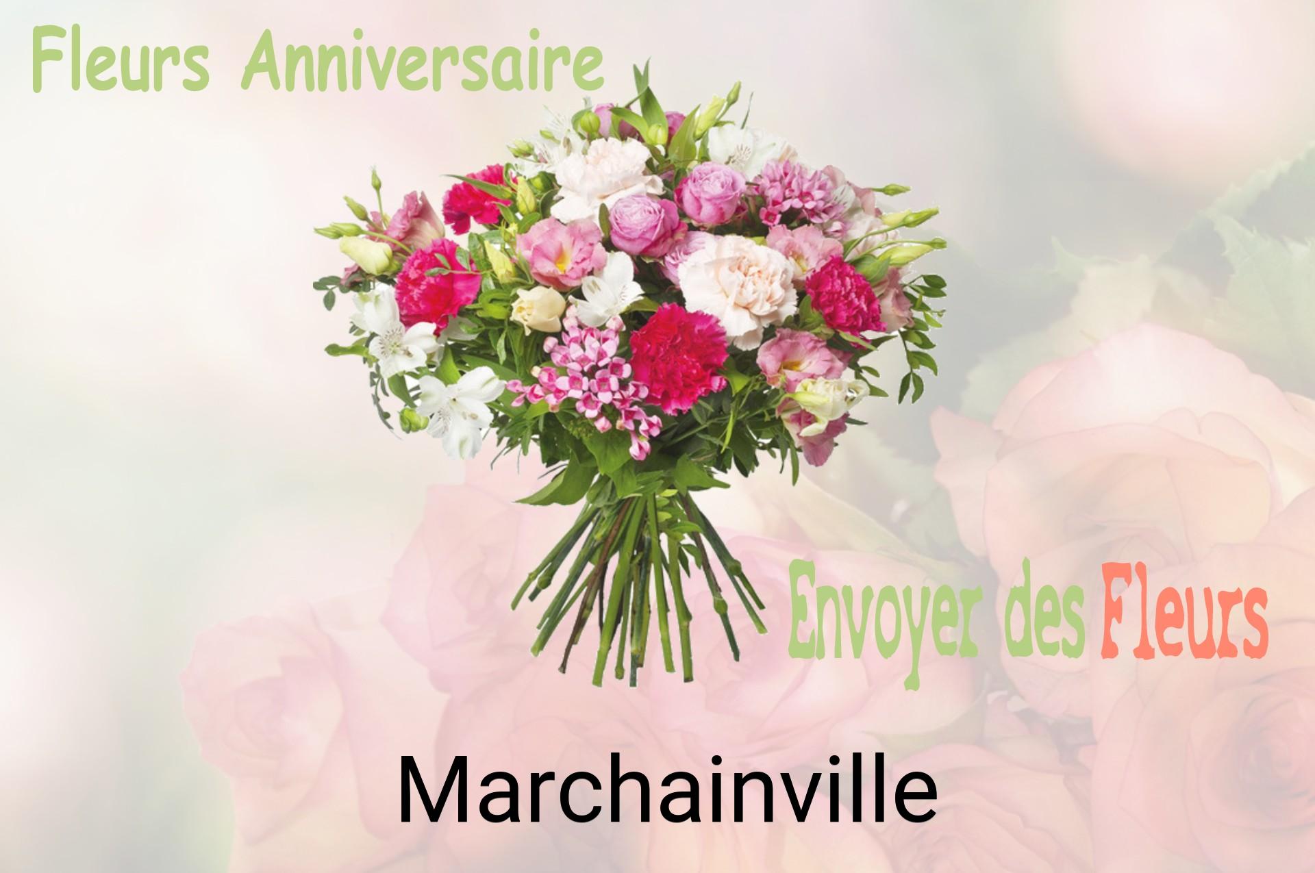 Bouquet de fleurs d’anniversaire livré à Marchainville